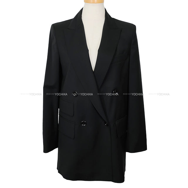 MAX MARA Tailored jacket Set-Up Double Noir (Black) Wool #34 11-04-60241[BRAND NEW][Authentic]