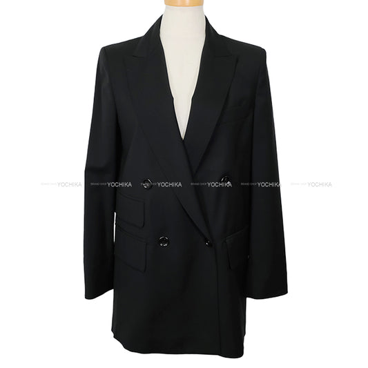 MAX MARA Tailored jacket Set-Up Double Noir (Black) Wool #34 11-04-60241[BRAND NEW][Authentic]