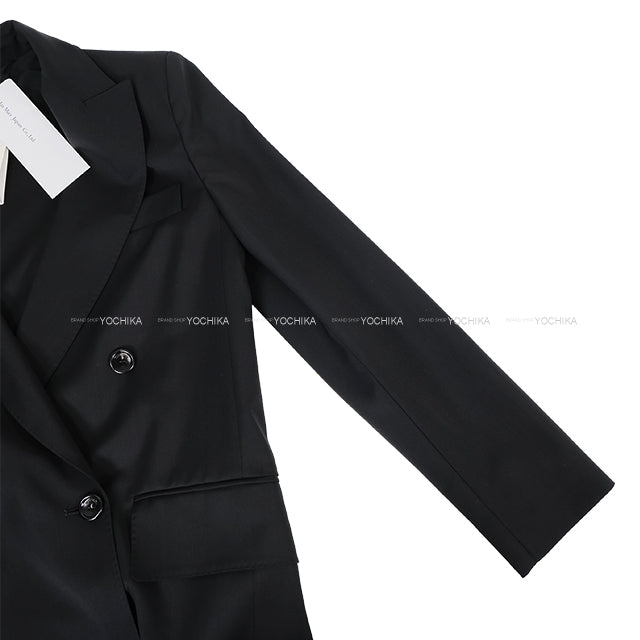 MAX MARA Tailored jacket Set-Up Double Noir (Black) Wool #34 11-04-60241[BRAND NEW][Authentic]