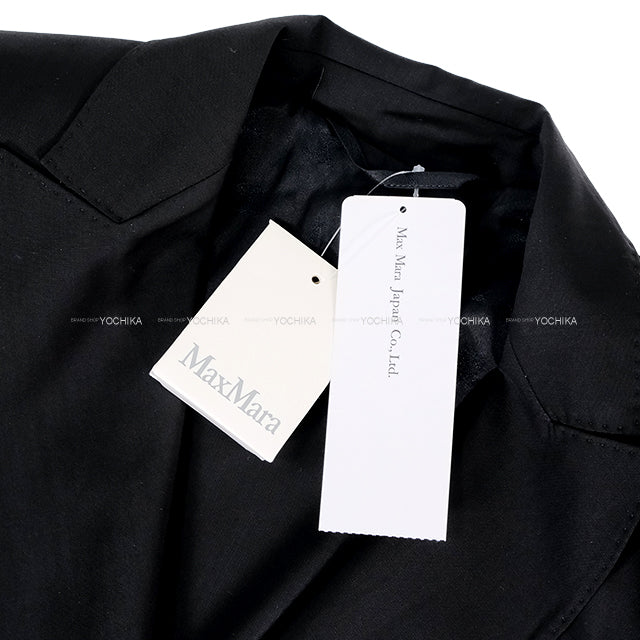 MAX MARA Tailored jacket Set-Up Double Noir (Black) Wool #34 11-04-60241[BRAND NEW][Authentic]