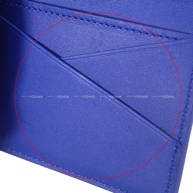 [Pre-loved] LOUIS VUITTON card holder organizer Do Posch NBA Blue Taurillon leather(Monogram) M81663[LIKE NEW][Authentic]