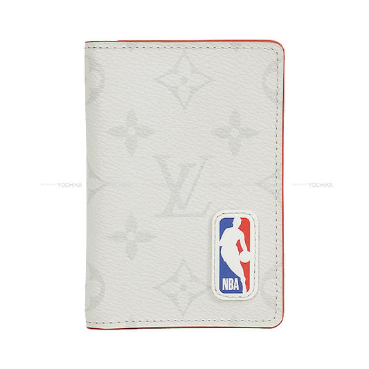[Pre-loved] LOUIS VUITTON card holder organizer Do Posch NBA Antartica Monogram Canvas M80103[LIKE NEW][Authentic]