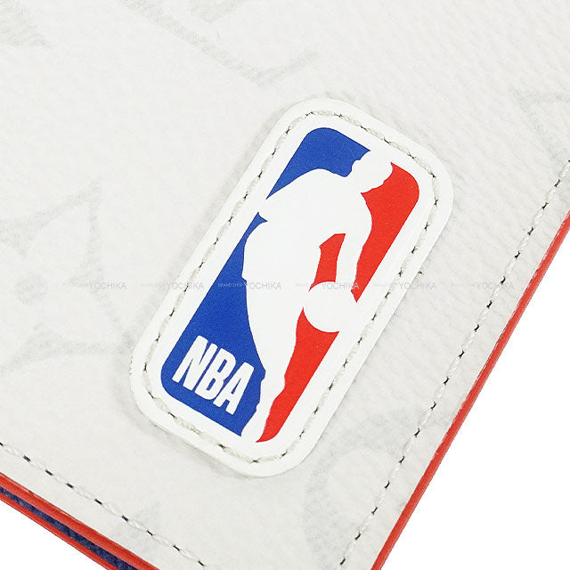 [Pre-loved] LOUIS VUITTON card holder organizer Do Posch NBA Antartica Monogram Canvas M80103[LIKE NEW][Authentic]