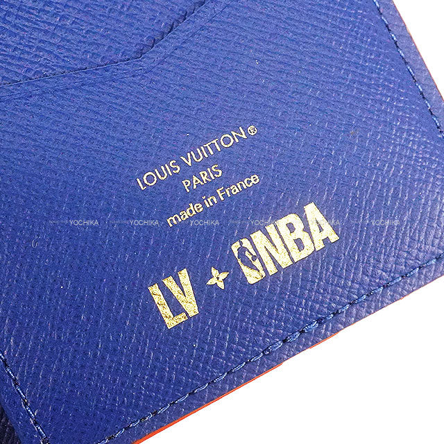 [Pre-loved] LOUIS VUITTON card holder organizer Do Posch NBA Antartica Monogram Canvas M80103[LIKE NEW][Authentic]