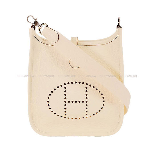 HERMES Shoulder bag Evelyne 16 TPM Nata Taurillon Clemence Silver HW Stamp K[BRAND NEW][Authentic]