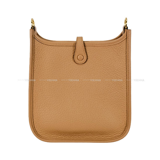 [Pre-loved] HERMES Shoulder bag Evelyne 16 TPM Amazon Maxi Quadrille Chai/Biscuit/Rouge H/Bleu Billard Taurillon Clemence Gold HW Stamp U[LIKE NEW][Authentic]