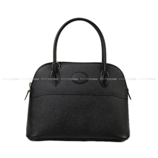 [Pre-loved] HERMES Shoulder bag Bolide27 Noir (Black) Veau Epsom Silver HW Stamp Y[LIKE NEW][Authentic]