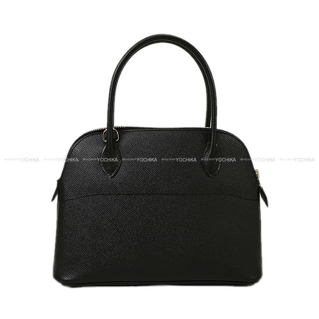 [Pre-loved] HERMES Shoulder bag Bolide27 Noir (Black) Veau Epsom Silver HW Stamp Y[LIKE NEW][Authentic]