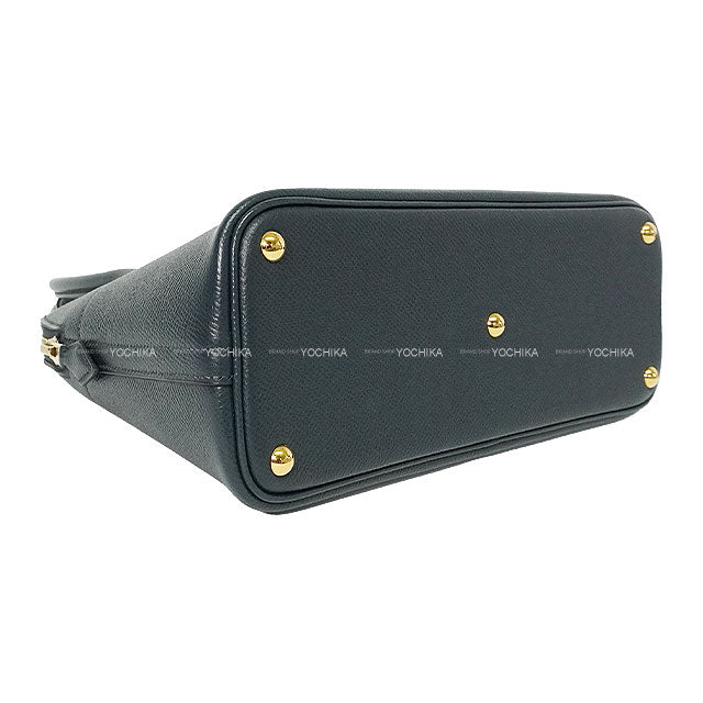 [Pre-loved] HERMES Shoulder bag Bolide27 Blue Indigo Veau Epsom Gold HW Stamp □B[LIKE NEW][Authentic]