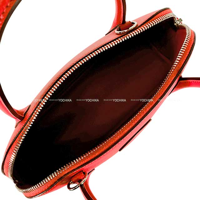[Pre-loved] HERMES Shoulder bag Bolide27 Rouge Tomate Veau Epsom Silver HW Stamp A[LIKE NEW][Authentic]