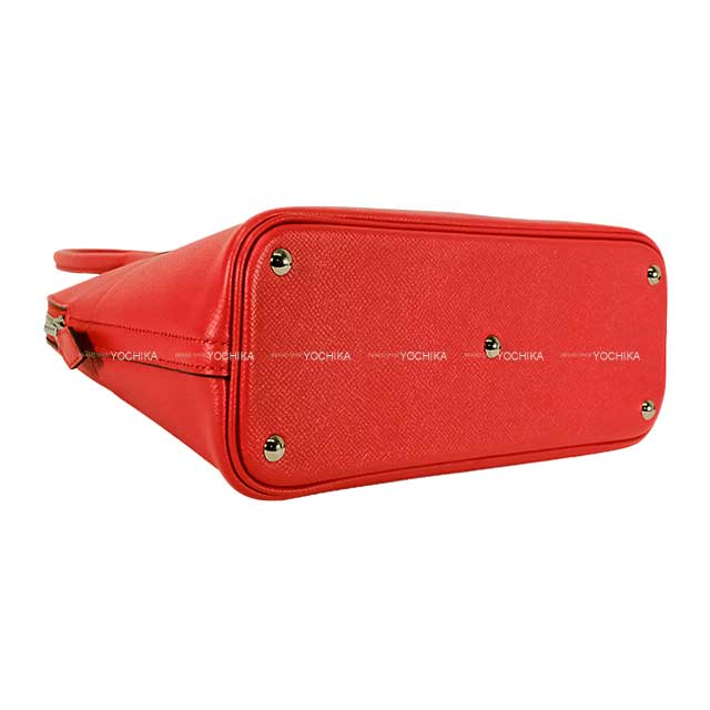 [Pre-loved] HERMES Shoulder bag Bolide27 Rouge Tomate Veau Epsom Silver HW Stamp A[LIKE NEW][Authentic]