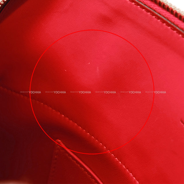 [Pre-loved] HERMES Shoulder bag Bolide27 Rouge Tomate Veau Epsom Silver HW Stamp A[LIKE NEW][Authentic]