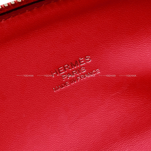 [Pre-loved] HERMES Shoulder bag Bolide27 Rouge Tomate Veau Epsom Silver HW Stamp A[LIKE NEW][Authentic]