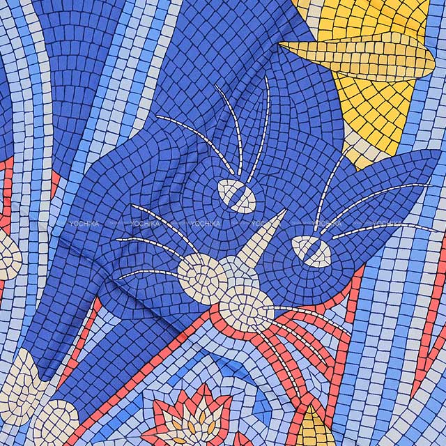 HERMES scarf Carre 90 CAVE FELEM Red/Marine/Gold Silk100%[EXCELLENT][Authentic]