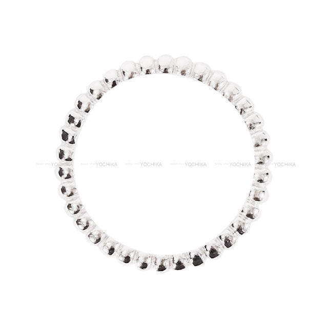 [Pre-loved] Van Cleef & Arpels ring Perlee Small White Gold 18KWG #49 VCARN31749[LIKE NEW][Authentic]