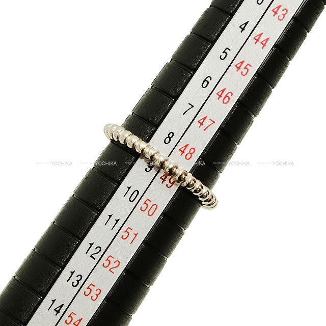 [Pre-loved] Van Cleef & Arpels ring Perlee Small White Gold 18KWG #49 VCARN31749[LIKE NEW][Authentic]