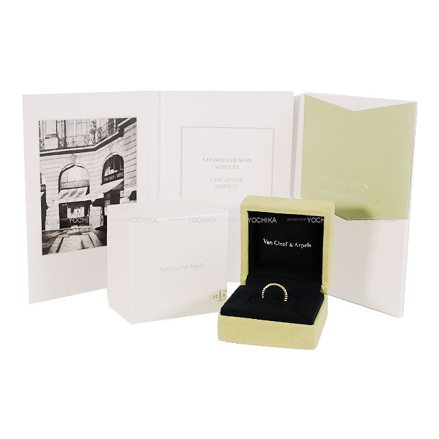 [Pre-loved] Van Cleef & Arpels ring Perlee Small Yellow Gold K18YG #47 VCARN95Q47[LIKE NEW][Authentic]