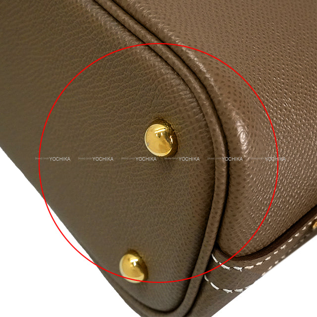 [Pre-loved] HERMES Shoulder bag Bolide1923 25 Etoupe Veau Epsom Gold HW Stamp U[LIKE NEW][Authentic]