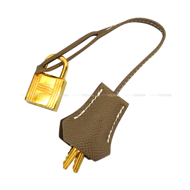 [Pre-loved] HERMES Shoulder bag Bolide1923 25 Etoupe Veau Epsom Gold HW Stamp U[LIKE NEW][Authentic]