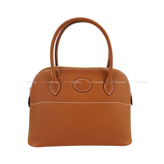 [Pre-loved] HERMES Shoulder bag Bolide27 Gold Veau Epsom Gold HW Stamp U[LIKE NEW][Authentic]