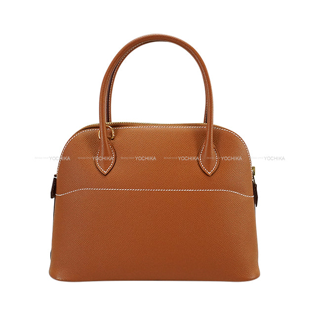 [Pre-loved] HERMES Shoulder bag Bolide27 Gold Veau Epsom Gold HW Stamp U[LIKE NEW][Authentic]