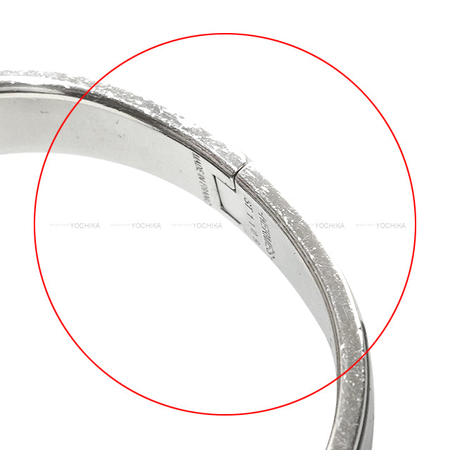 [Pre-loved] HERMES bracelet Click Anneau #ST Noir (Black) Enameled/silver plated[USED SA][Authentic]