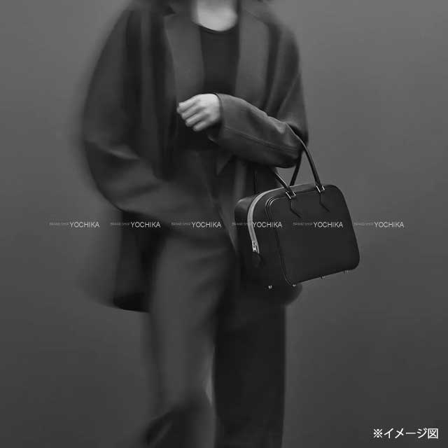 HERMES Handbag Plume Mini Noir (Black) Chevre Mysore Gold HW Stamp W[BRAND NEW][Authentic]