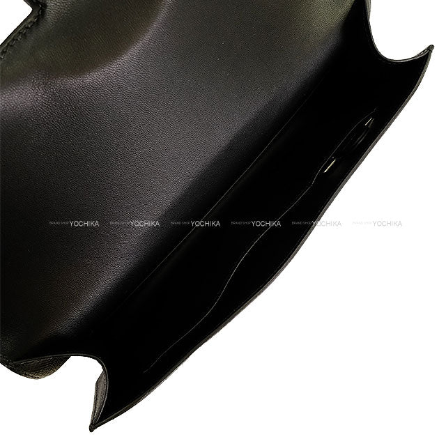 HERMES Shoulder bag Constance Elan Miroir Noir (Black) Veau Epsom Rose Gold HW Stamp W[BRAND NEW][Authentic]