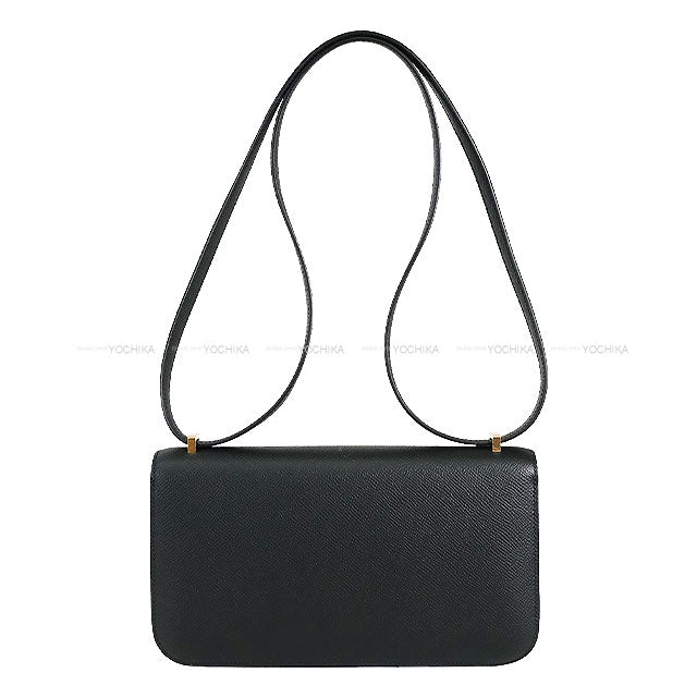 HERMES Shoulder bag Constance Elan Miroir Noir (Black) Veau Epsom Rose Gold HW Stamp W[BRAND NEW][Authentic]