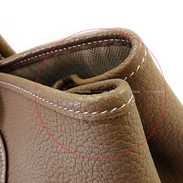 [Pre-loved] HERMES tote bag Garden Party 36 PM Etoupe Veau Negonda Silver HW Stamp T[LIKE NEW][Authentic]