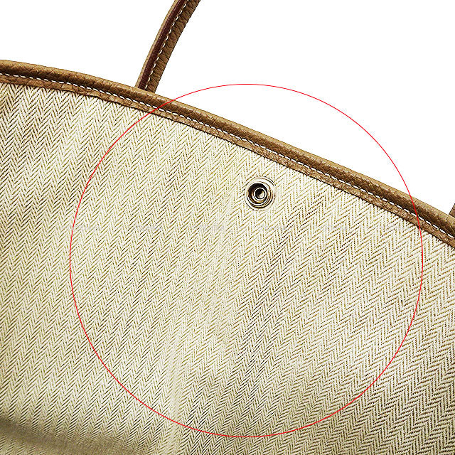 [Pre-loved] HERMES tote bag Garden Party 36 PM Etoupe Veau Negonda Silver HW Stamp T[LIKE NEW][Authentic]