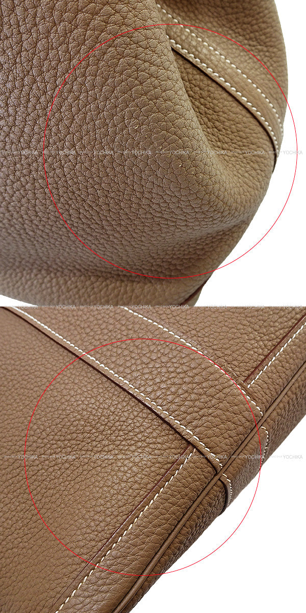 [Pre-loved] HERMES tote bag Garden Party 36 PM Etoupe Veau Negonda Silver HW Stamp T[LIKE NEW][Authentic]