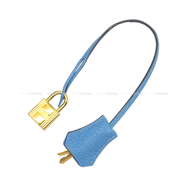 [Pre-loved] HERMES Handbag Birkin35 Bleu Paradis Taurillon Clemence Gold HW Stamp □R[USED SA][Authentic]