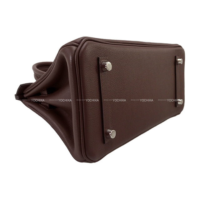 HERMES Shoulder bag Shoulder Birkin Light 29 Moka Evercolor Silver HW Stamp K[BRAND NEW][Authentic]