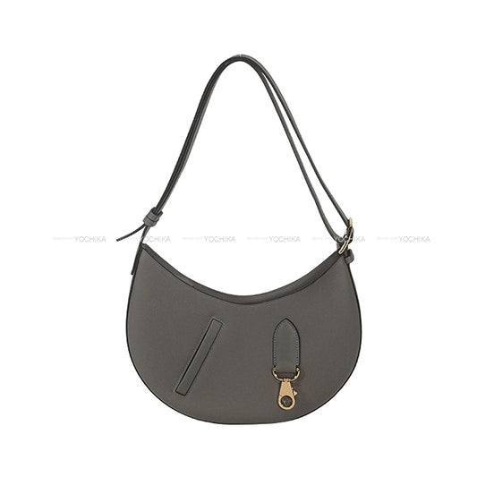 HERMES Shoulder bag Sac P'tit Arcon Gris Meyer Evercolor/Veau Swift Champagne Gold HW Stamp W[ALMOST NEW][Authentic]