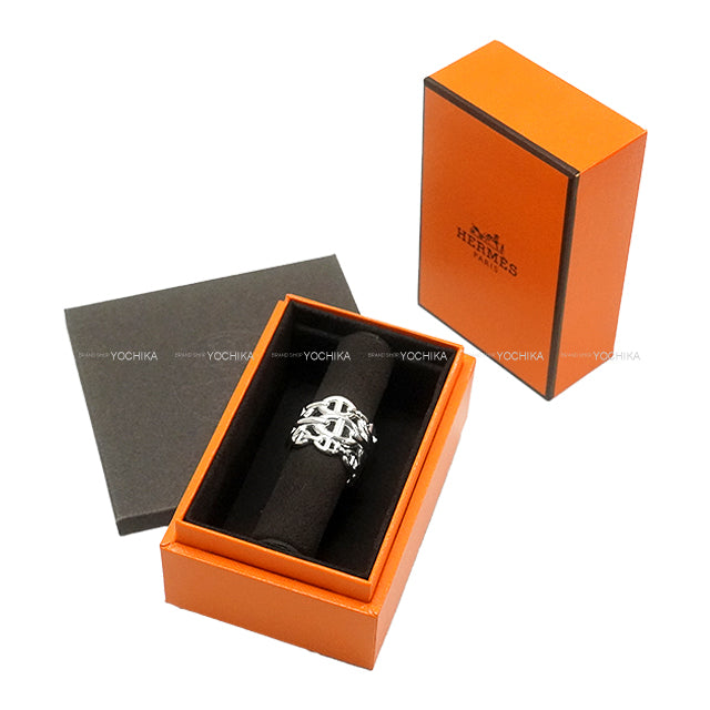 HERMES ring Chaine D'ancre Enchainee GM Silver Silver925 #13 (#53)[BRAND NEW][Authentic]