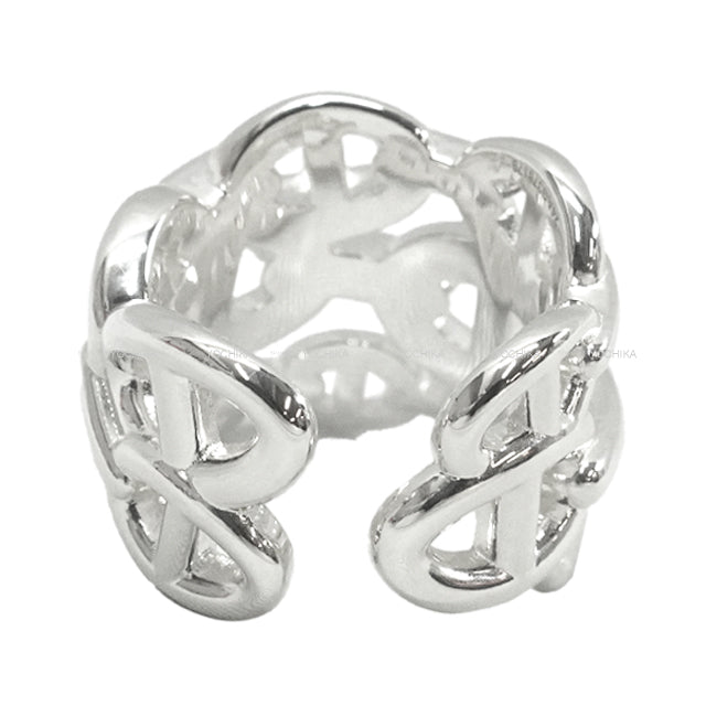 HERMES ring Chaine D'ancre Enchainee GM Silver Silver925 #13 (#53)[BRAND NEW][Authentic]