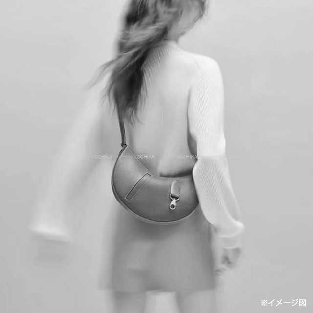 HERMES Shoulder bag Sac P'tit Arcon Poussiere Veau Togo/Veau Swift Champagne Gold HW Stamp K[EXCELLENT][Authentic]