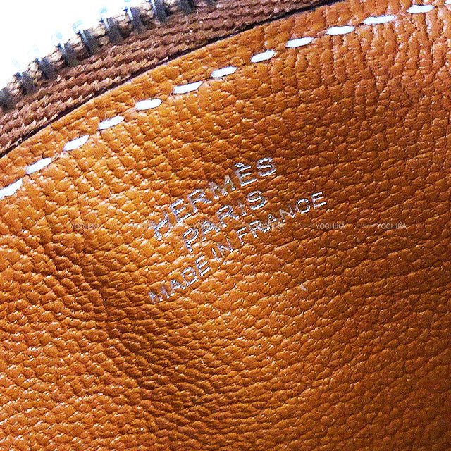 HERMES bag charm Bolide Shark Gold Evercolor Silver HW Stamp K[BRAND NEW][Authentic]