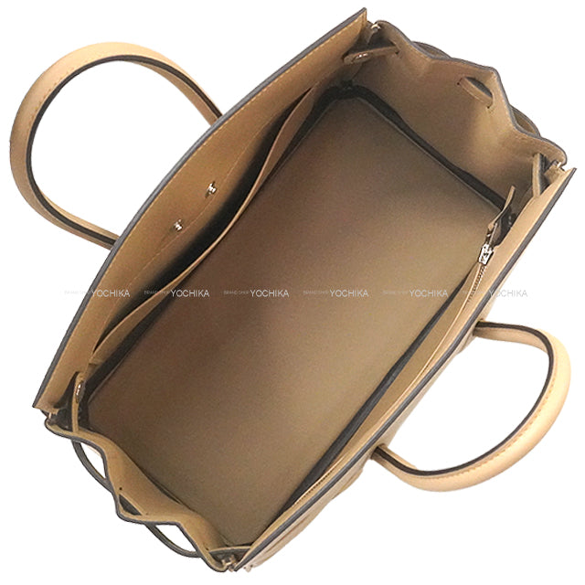 HERMES Handbag Birkin25 shadow Poussiere Veau Swift Stamp K[BRAND NEW][Authentic]