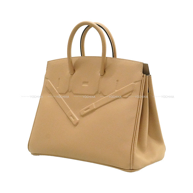 HERMES Handbag Birkin25 shadow Poussiere Veau Swift Stamp K[BRAND NEW][Authentic]