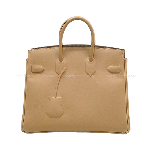 HERMES Handbag Birkin25 shadow Poussiere Veau Swift Stamp K[BRAND NEW][Authentic]