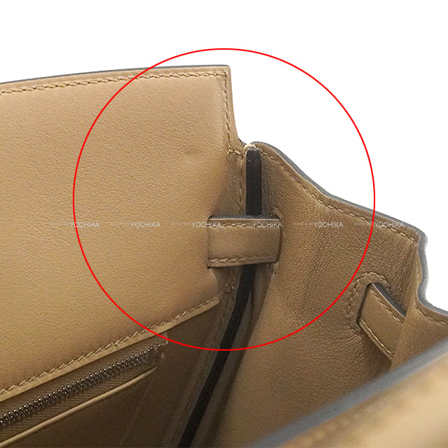 HERMES Handbag Birkin25 shadow Poussiere Veau Swift Stamp K[BRAND NEW][Authentic]