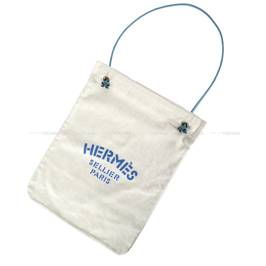 [Pre-loved] HERMES Shoulder bag Aline GM Bleu Jean/Naturel Toile Chevrons/Veau Epsom Gold HW[LIKE NEW][Authentic]