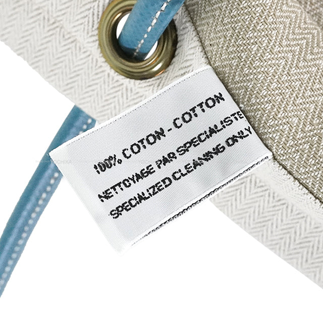 [Pre-loved] HERMES Shoulder bag Aline GM Bleu Jean/Naturel Toile Chevrons/Veau Epsom Gold HW[LIKE NEW][Authentic]