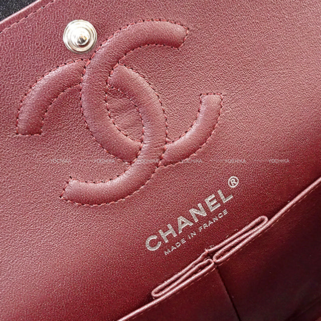 CHANEL Shoulder bag Matelasse 23 Classic Double Flap Small COCO Mark Small Noir (Black) Lambskin Silver HW A01113[EXCELLENT][Authentic]