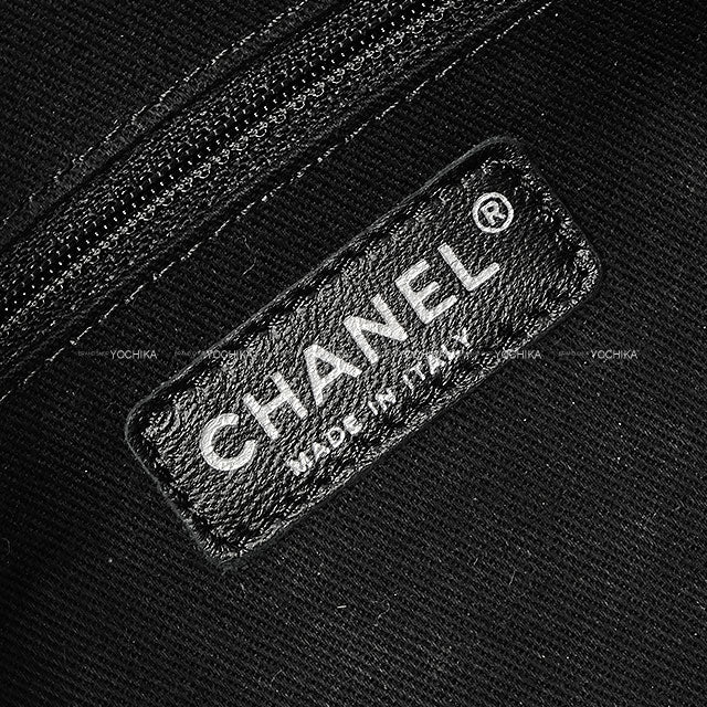 Dubai Limited Edition CHANEL Shoulder bag French Riviera Punching Chain Noir (Black) Mesh Leather Silver HW A67652[EXCELLENT][Authentic]