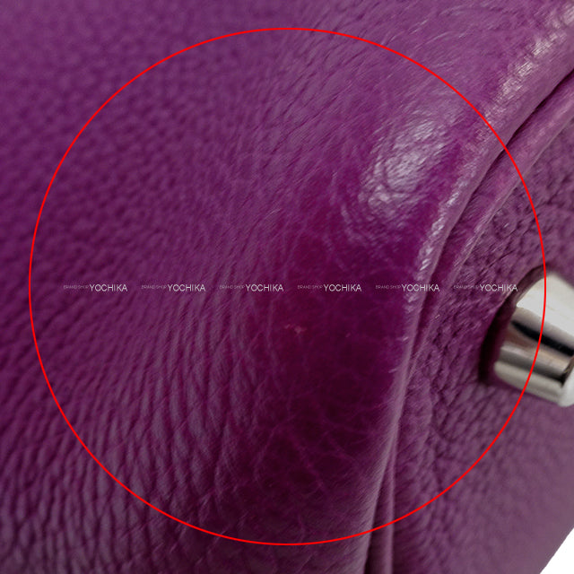 [Pre-loved] HERMES Handbag Picotin Lock 18 PM Anemone Taurillon Maurice Silver HW Stamp D[LIKE NEW][Authentic]