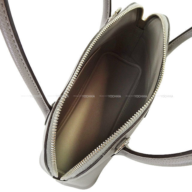 [Pre-loved] HERMES Shoulder bag Bolide27 Gris Mouette Veau Epsom Silver HW Stamp A[LIKE NEW][Authentic]