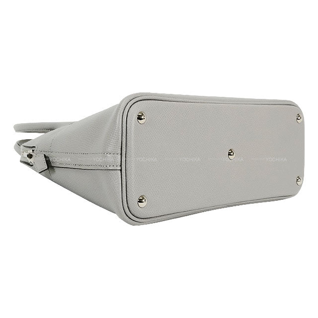 [Pre-loved] HERMES Shoulder bag Bolide27 Gris Mouette Veau Epsom Silver HW Stamp A[LIKE NEW][Authentic]